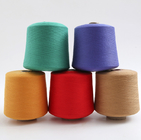 Le noyau sans noeuds doux de polyester a tourné le fil le cône de papier de 30/2 comptes pour tisser/tricotant