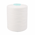 fil blanc cru tourné par 100% du fil de couture de polyester 20S/3