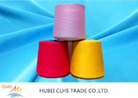 Hauts polyesters teints de ténacité de couleur fil les fils 100% de polyesters de 20S-60S YIZHENG