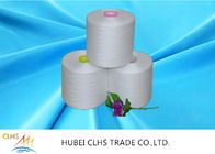 fil blanc cru tourné par 100% du fil de couture de polyester 20S/3