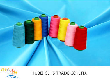 Dyed Ring Spinning Polyester Core Spun Thread For Janes / Shoes , Customized Polyester Thread For Sewing Machine