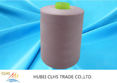 100 Polyester Spun Yarn 20s 30s , Dyed Polyester Twisted Yarn Low Water Shrinkage