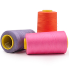 Bons stabilité de couleur élevée tournée de torsion du fil de couture de polyester de la régularité 100 S 40/2 40s2