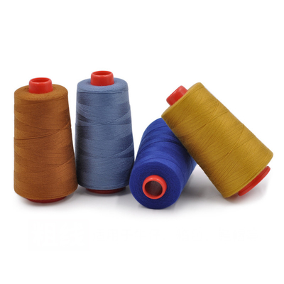 40/2 20/2 5000 mètres 5000Y 6000 mètres 100% fil de couture en polyester cousu au noyau