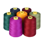 la couleur solide de 40s/2 Hilo a teint couleurs de fil de couture de fil tourné différentes