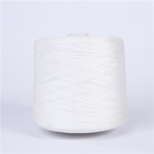 100% a tourné la régularité 50S/3 élevée d'amende de ténacité de fil de couture de fil de polyester blancs crus