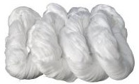 Le fil 100% tourné par anneau de polyester de Vierge, plissent le polyester épais résistant Yar