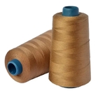 Fil tourné de tissage/de tricotage de polyester de fil de couture de haute résistance pour piquer, de polyester