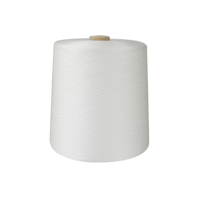 40/2 50/2 60/2 Blanc cru 100% Fil de polyester filé pour la couture de robes et sous-vêtements