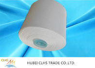 Le cône en plastique blanc cru 100 Yizheng a teint polyesters fil 210 le matériel 40s/2