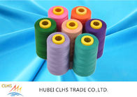 Bons stabilité de couleur élevée tournée de torsion du fil de couture de polyester de la régularité 100 S 40/2 40s2