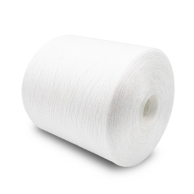 Fil à coudre en polyester filé blanc brut très vendu 40/2, 20/2, 30/2, 50/2, 100%