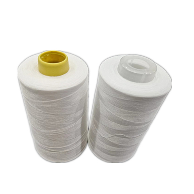 Fil de couture en polyester 100 spons blanc 50 / 2 haute ténacité AAA