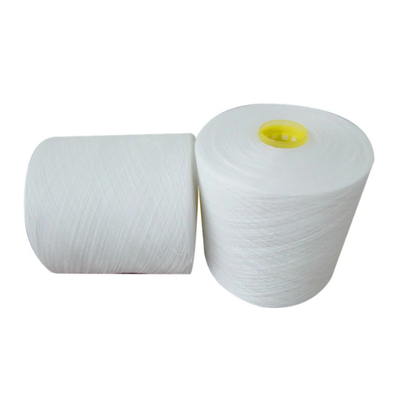 AA/AAA Grade 60/2 60/3 Blanc brut 100% polyester à l'anneau