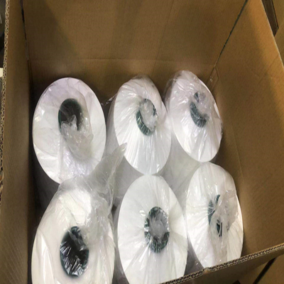 150D/48F, 300D/96F NIM Fil de polyester DTY blanc brut