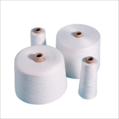 20S, 30S Fil blanc brut S à tordre 100% fil de polyester à base de spons