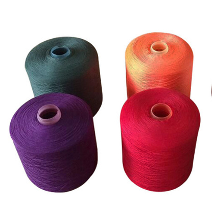 20/2, 40/2, 60/2 Couleurs teintes Fil 100% Polyester Ring Spun Fil teint