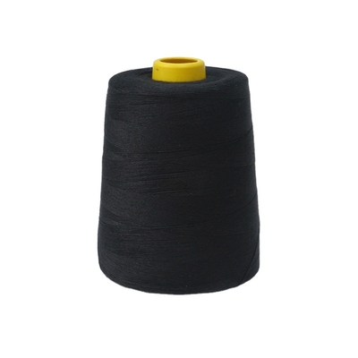 Bonne qualité 40/2 fil de couture noir 100% fil de polyester usine prix de gros