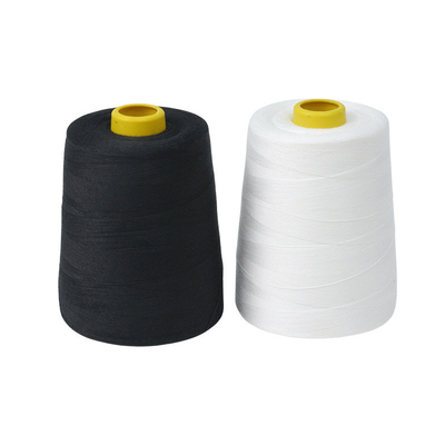 Bonne qualité 40/2 fil de couture noir 100% fil de polyester usine prix de gros