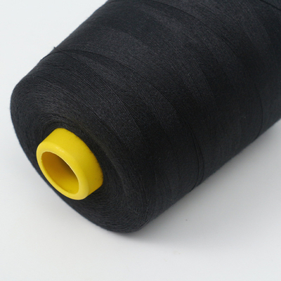 Bonne qualité 40/2 fil de couture noir 100% fil de polyester usine prix de gros