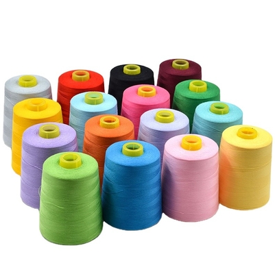 Fil de couture polyester multicolore Fil de couture en gros Fil de polyester pour vêtements