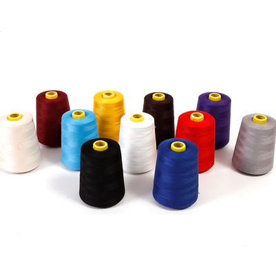 Fil de couture polyester de longueur personnalisable Fil polyester multicolore en gros