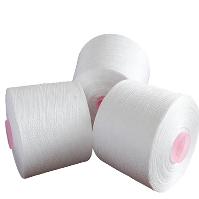20S, 30S Fil blanc brut S à tordre 100% fil de polyester à base de spons