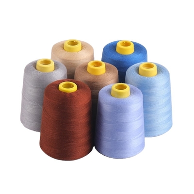 402 Fil de couture en polyester étiré Option polyester multicolore Fil pour robe en tissu