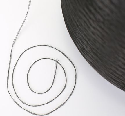 Le dopant noir a teint les fils de polyesters texturisés de l'aspiration 150D/48F DTY
