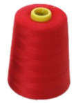 Fil de couture 40/2 5000yds usine en gros 100% polyester teinté en spons matière première pour la couture de vêtements