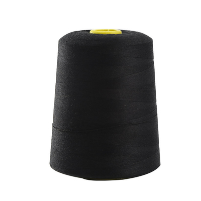 Fil de couture 40/2 5000yds usine en gros 100% polyester teinté en spons matière première pour la couture de vêtements