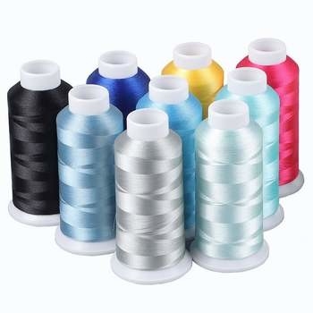 Fil de couture teint en couleur Polyester 402 Fil de couture en stock