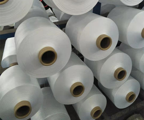 Fils de polyester DTY 150D/48F, blancs bruts