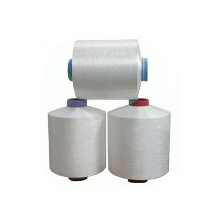 100d/36f 150d/48f 100% blanc 100% fil de polyester pour tissu de rideau