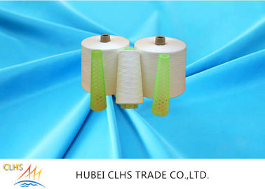 Le noyau semi mat lumineux de polyester a tourné le fil, fil teint par polyester de torsion de double