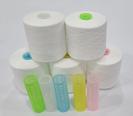Le noyau élevé de polyester de ténacité a tourné le fil, fil de couture tourné par surface douce de polyester